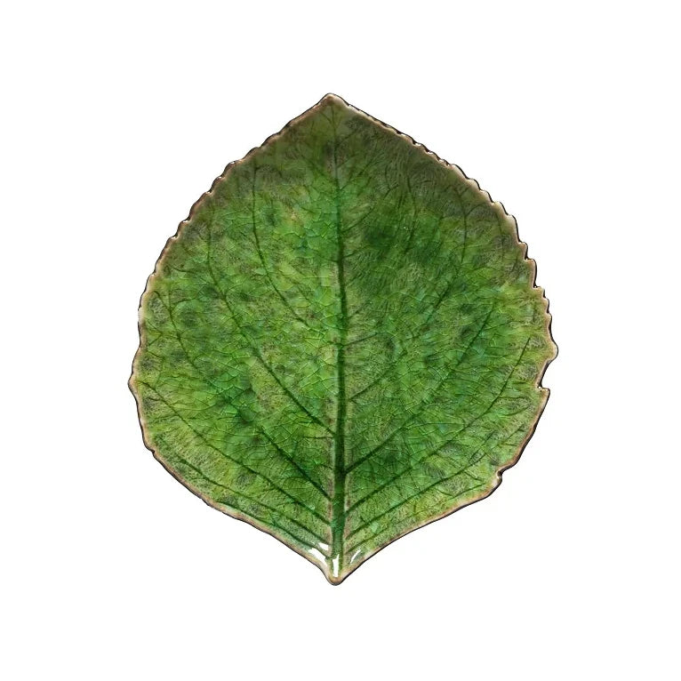 Riviera Tomate Hydrangea Leaf Plate 17cm